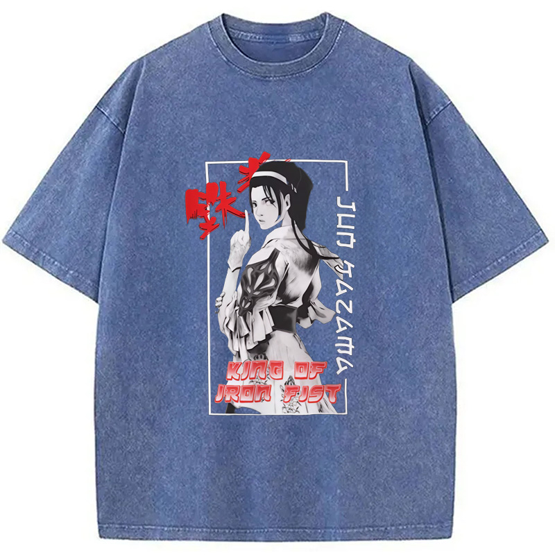 Modecanvas TEKKEN Jun Kazama Washed T-Shirt