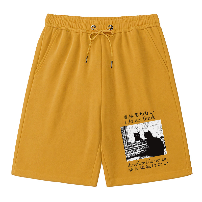 Modecanvas Thinking Cat Classic Short