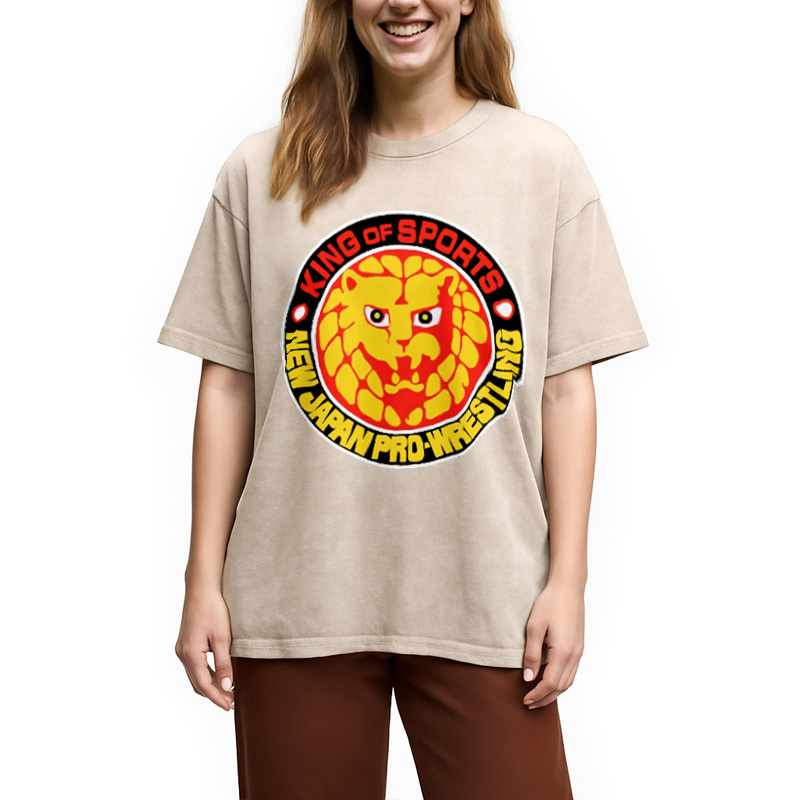 Modecanvas Japan Pro Wrestling Washed T-Shirt