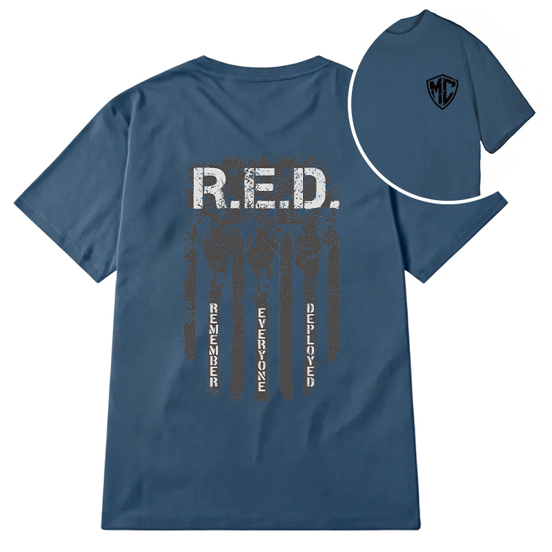 Modecanvas Remember Everyone DTG Printing Back Classic T-Shirt