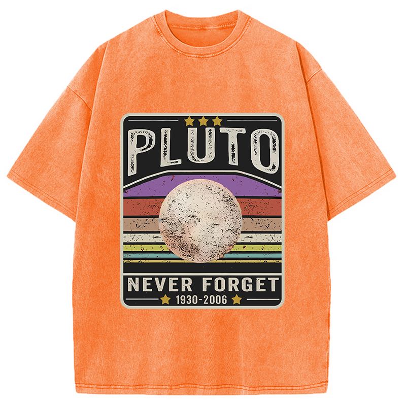 Modecanvas Always a Planet in Our Hearts Washed T-Shirt-modecanvas