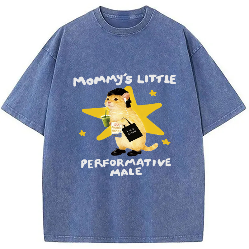 Modecanvas Performative Male Washed T-Shirt