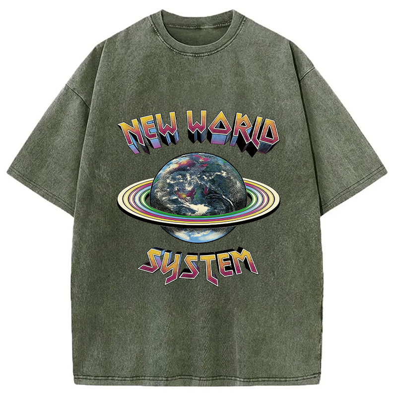 Modecanvas New World System DTG Printing Washed T-Shirt
