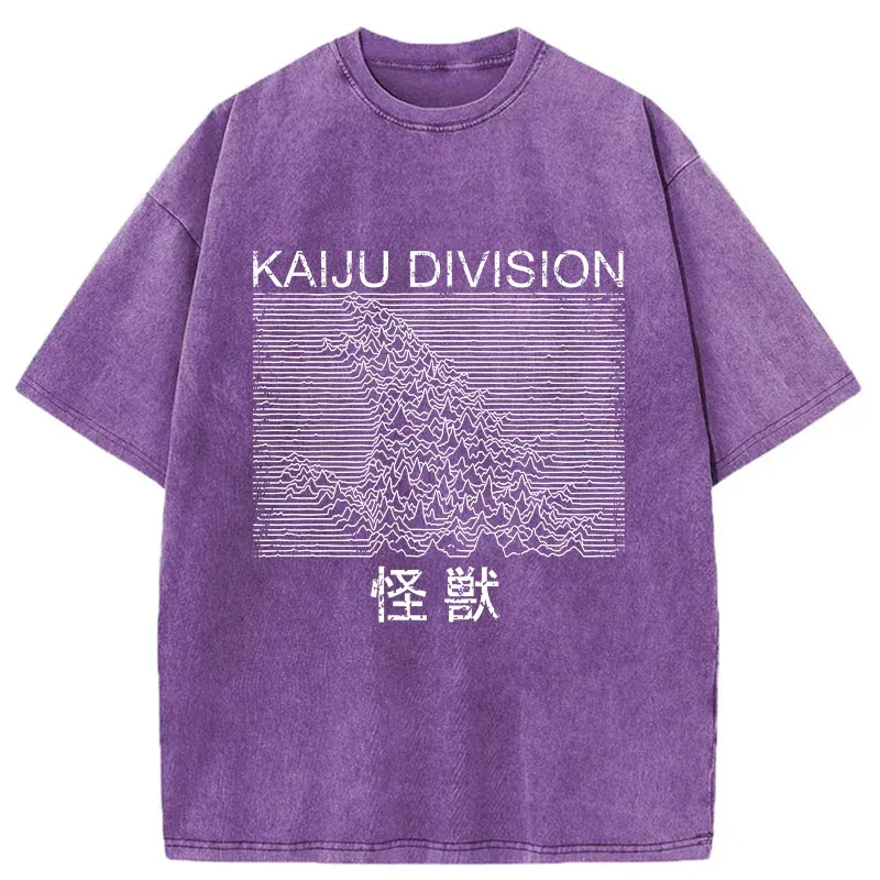 Modecanvas Music Monster Washed T-Shirt-modecanvas