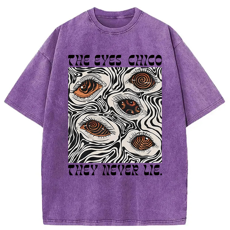 Modecanvas The Eyes Chico Washed T-Shirt