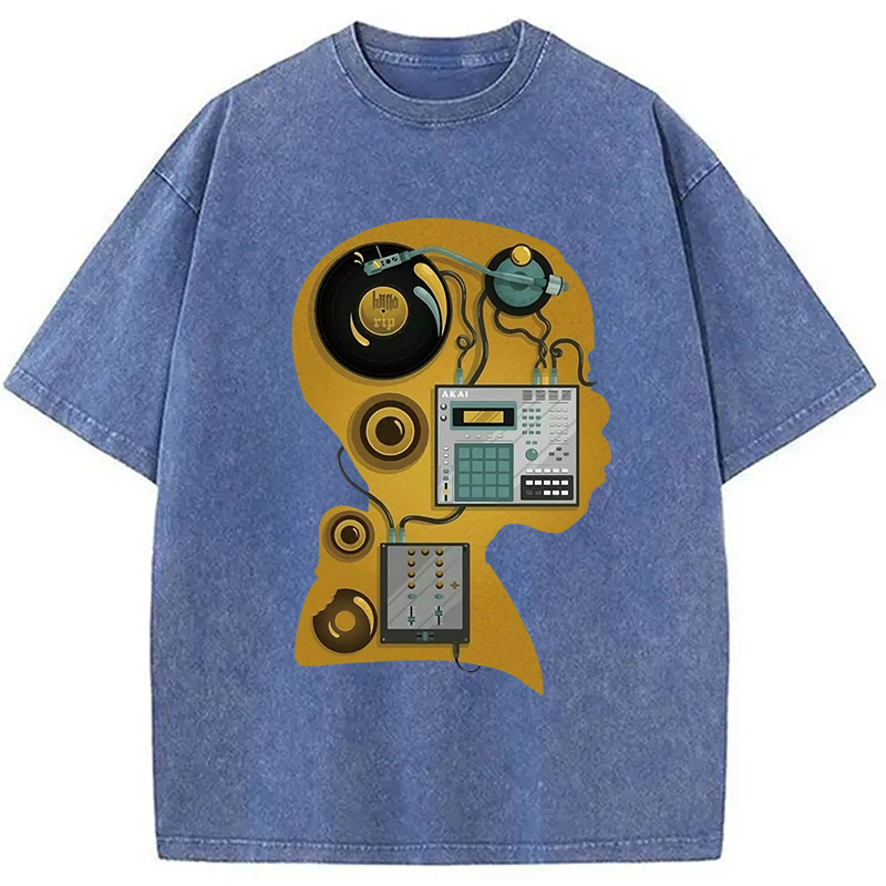 Modecanvas J Dilla DJ Washed T-Shirt