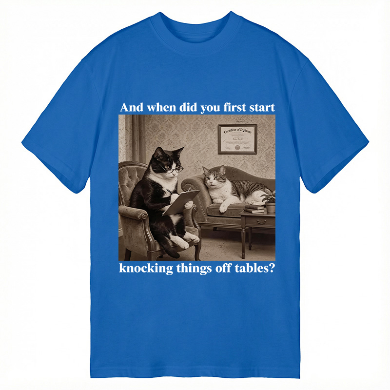 Modecanvas Sarcastic Cat DTG Printing Classic T-Shirt