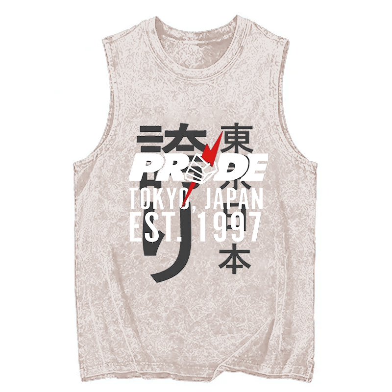 Modecanvas Pride FC Tokyo Japan DTG Printing Washed Tank-modecanvas