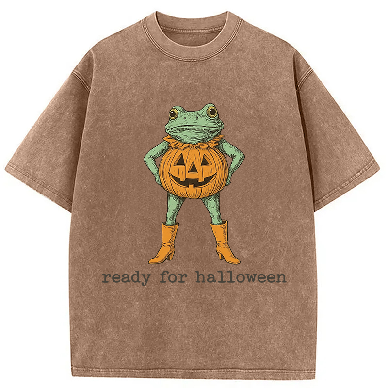 Modecanvas Ready for Hallowee Washed T-Shirt