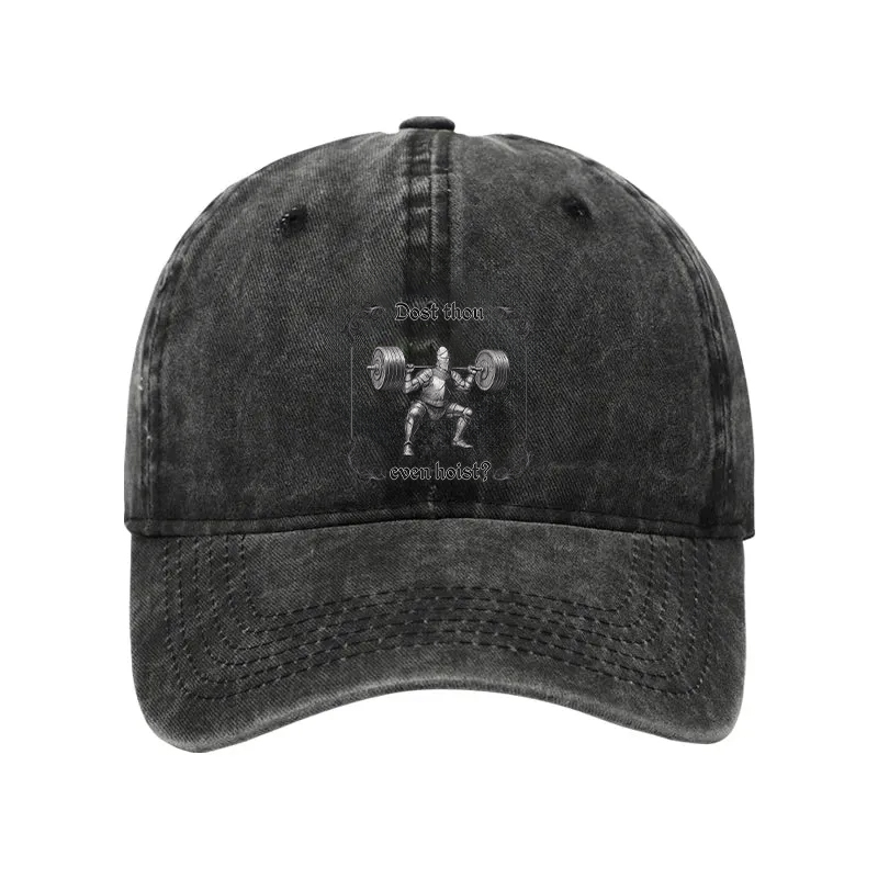 Modecanvas Dost Thou Even Hoist Washed Cap-modecanvas
