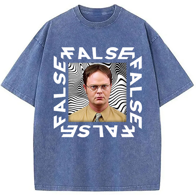 Modecanvas The Office Dwight False Washed T-Shirt