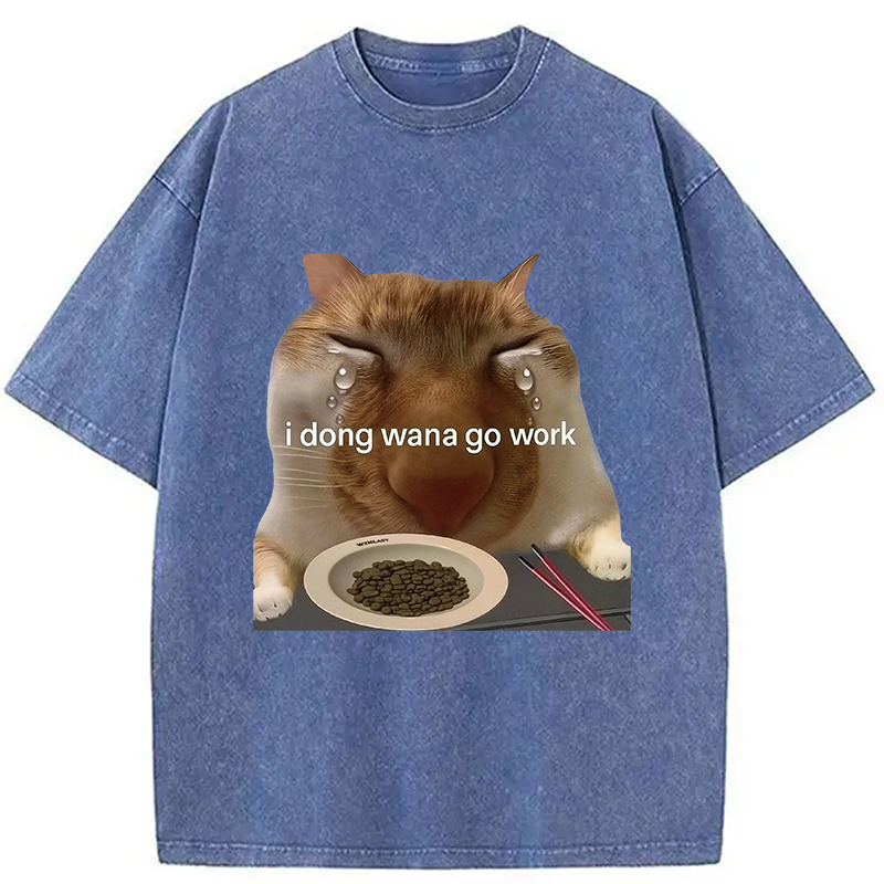 Modecanvas I Dong Wana Go Work Washed T-Shirt