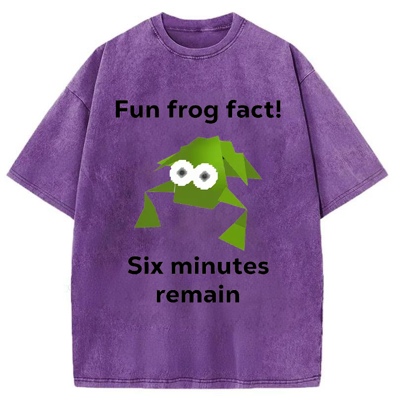 Modecanvas Funny Frog Kanji Washed T-Shirt