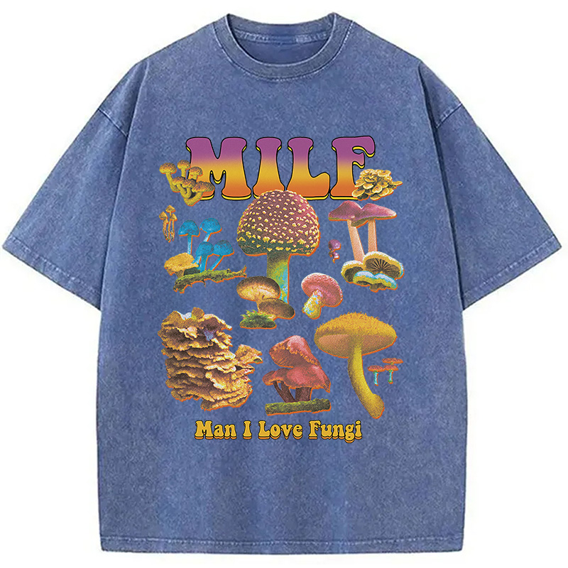 Modecanvas MILF Fungi Washed T-Shirt