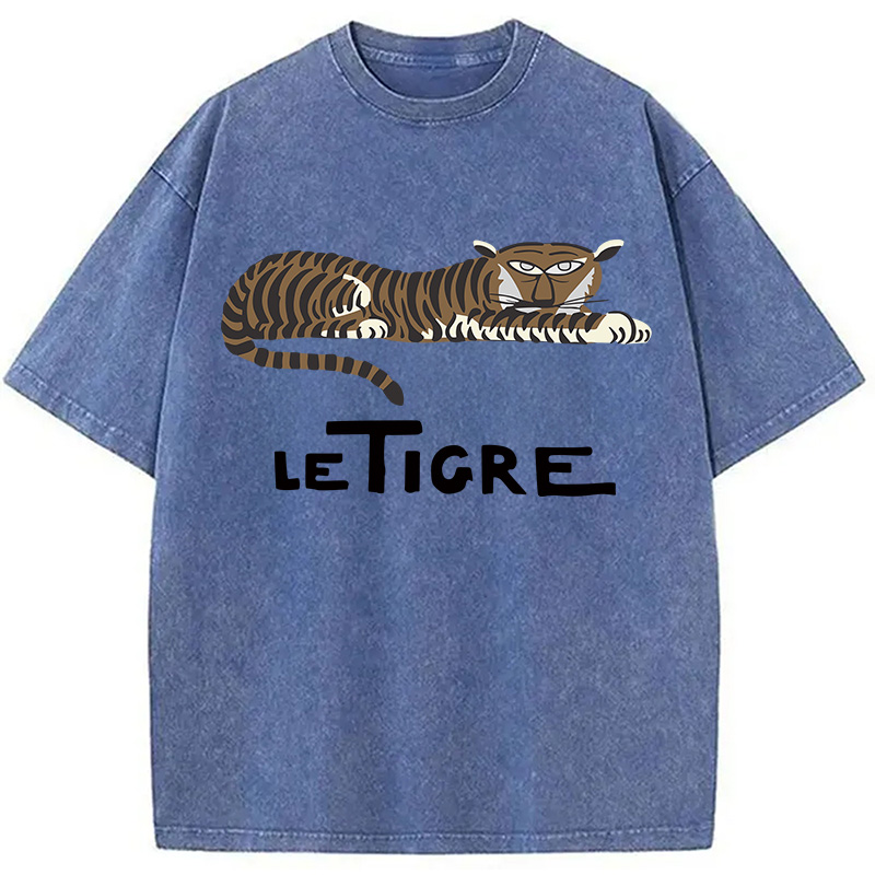 Modecanvas Le Tigre Washed T-Shirt