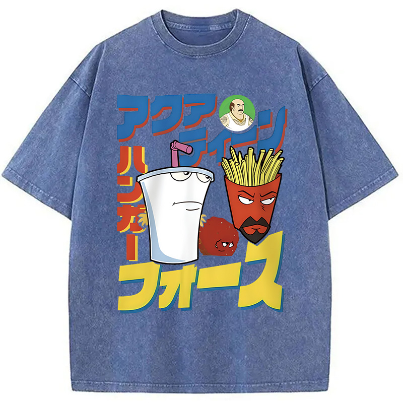 Modecanvas Retro Comics Vintage Washed T-Shirt