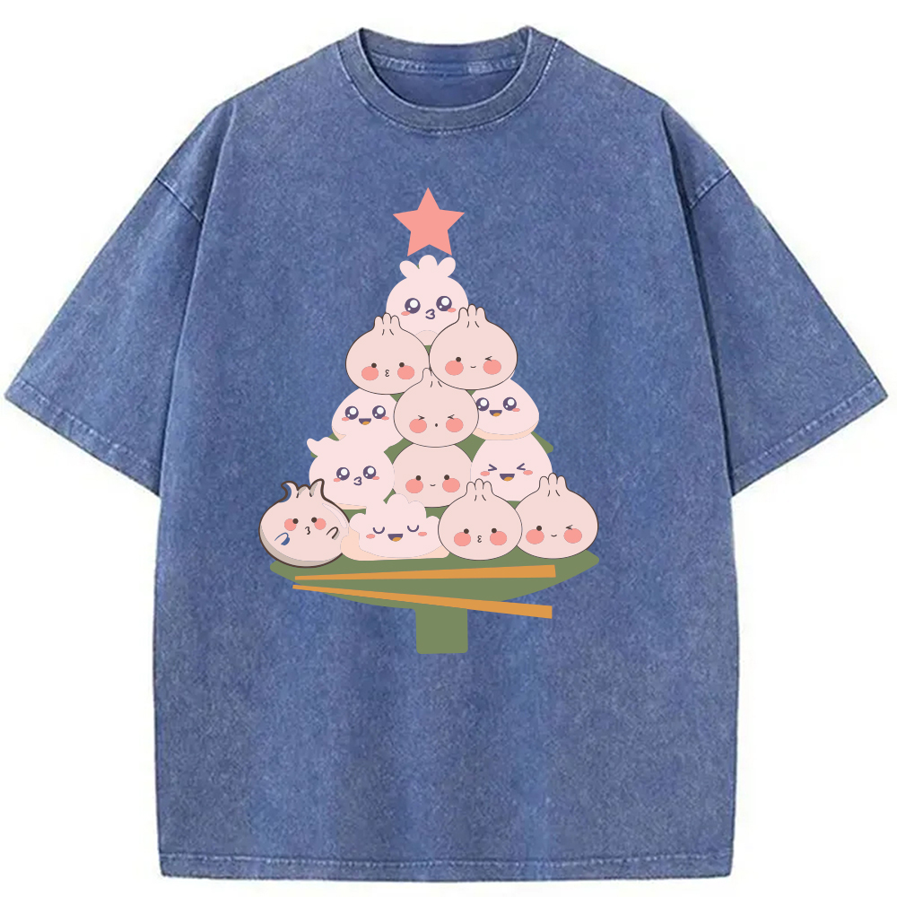 Modecanvas Bao Christmas Washed T-Shirt