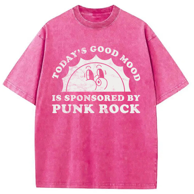 Modecanvas Punk Rock Washed T-Shirt
