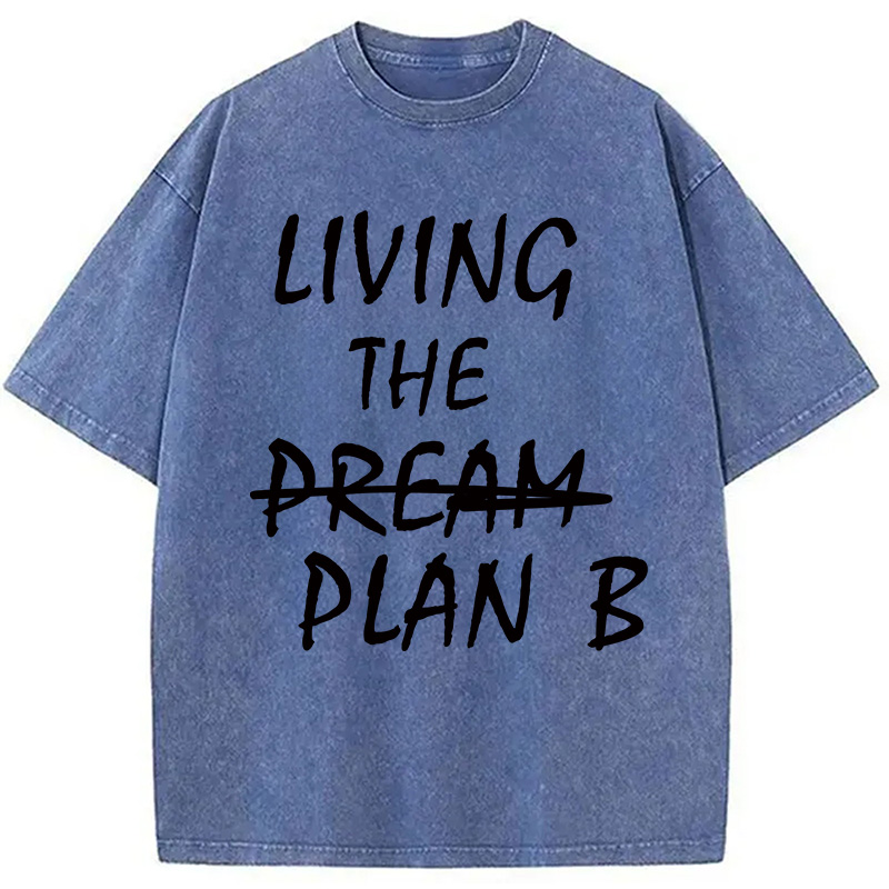 Modecanvas Implement Plan B DTG Printing Washed T-Shirt-modecanvas
