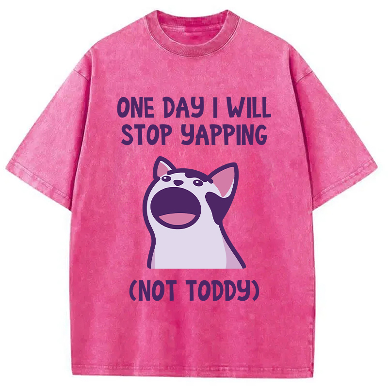 Modecanvas Yapping Washed T-Shirt