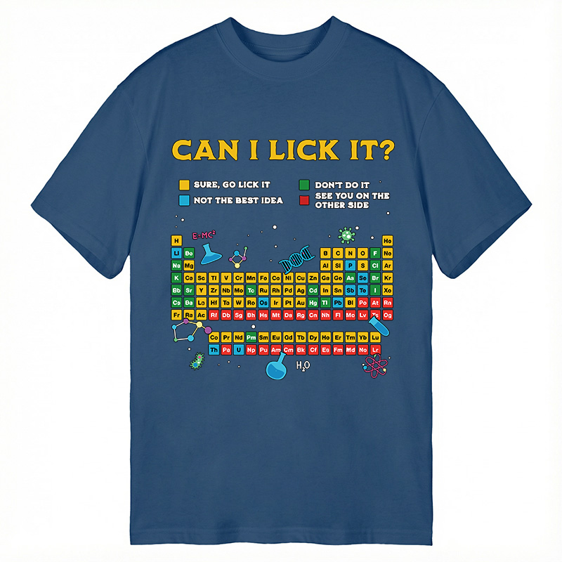 Modecanvas Periodic Table DTG Printing Classic T-Shirt-modecanvas
