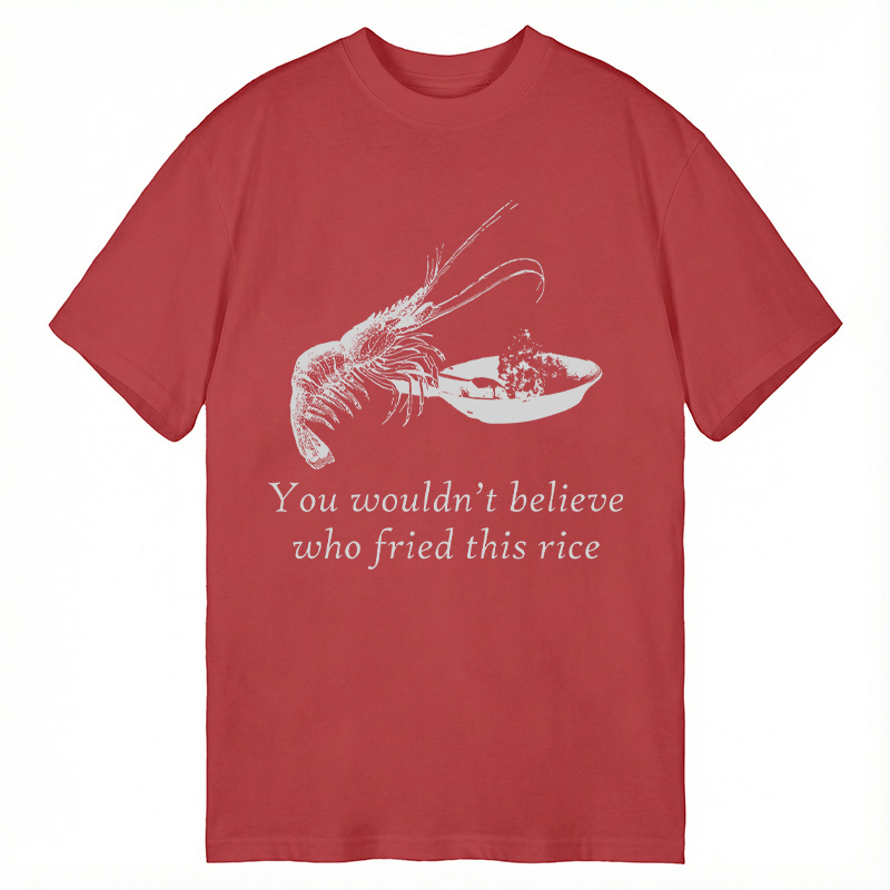 Modecanvas Shrimp Fried Rice DTG Printing Classic T-Shirt-modecanvas