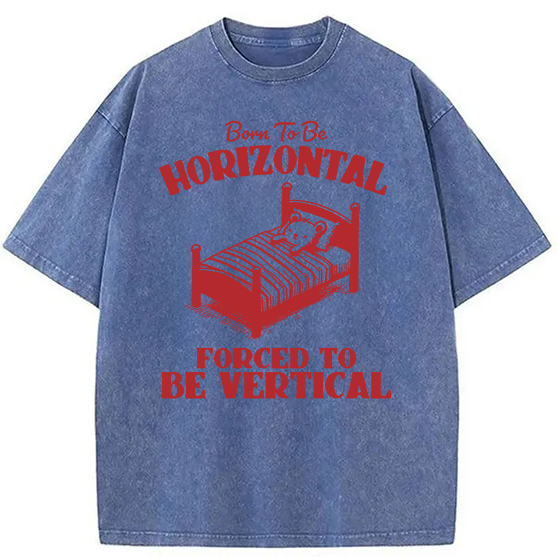 Modecanvas Mental Health Retro Meme DTG Printing Washed T-Shirt