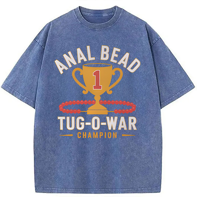 Modecanvas Champion Funny DTG Printing Washed T-Shirt