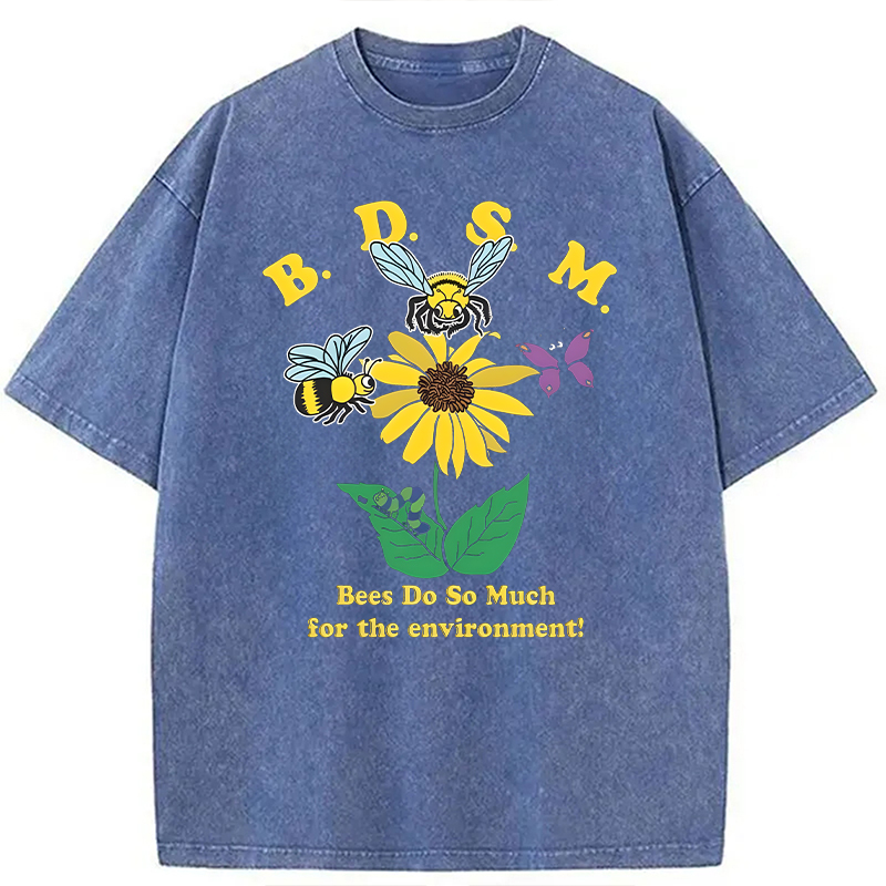 Modecanvas BDSM DTG Printing Washed T-Shirt-modecanvas