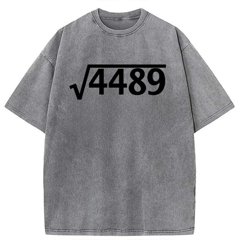 Modecanvas Square Root 4489 DTG Printing Washed T-Shirt