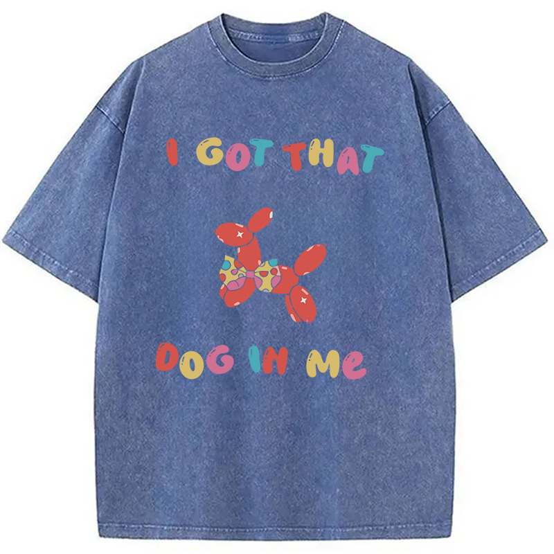 Modecanvas Clowncore Meme DTG Printing Washed T-Shirt