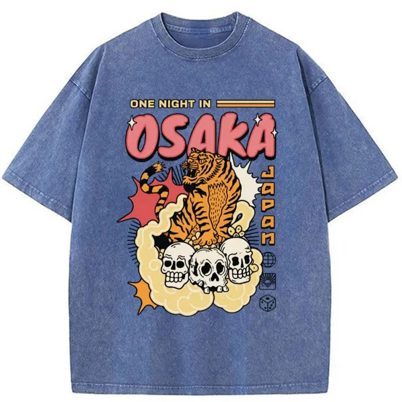 Modecanvas Osaka Tiger Washed T-Shirt