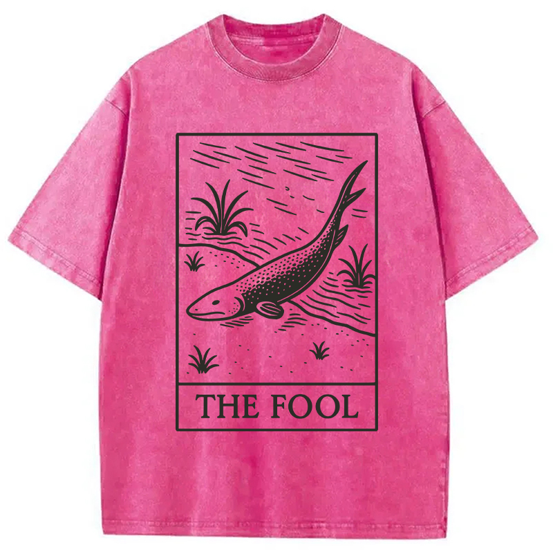 Modecanvas The Fool Washed T-Shirt-modecanvas