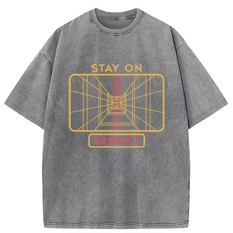 Modecanvas Stay On Target DTG Printing Washed T-Shirt
