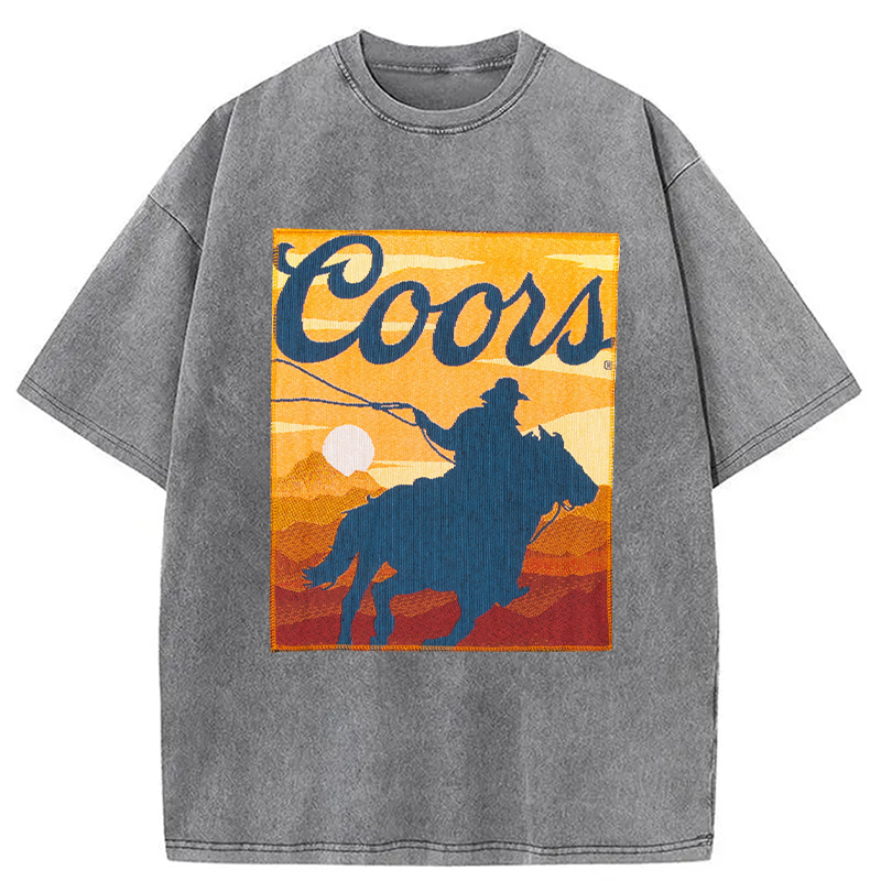 Modecanvas Coors DTG Printing Washed T-Shirt