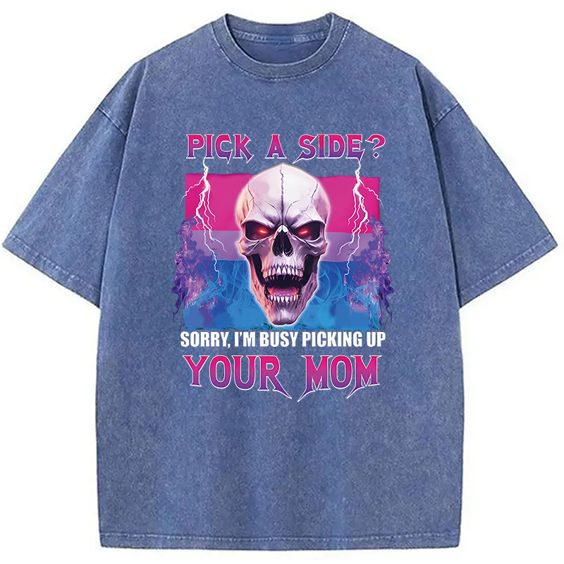 Modecanvas Pick A Side? DTG Printing Washed T-Shirt
