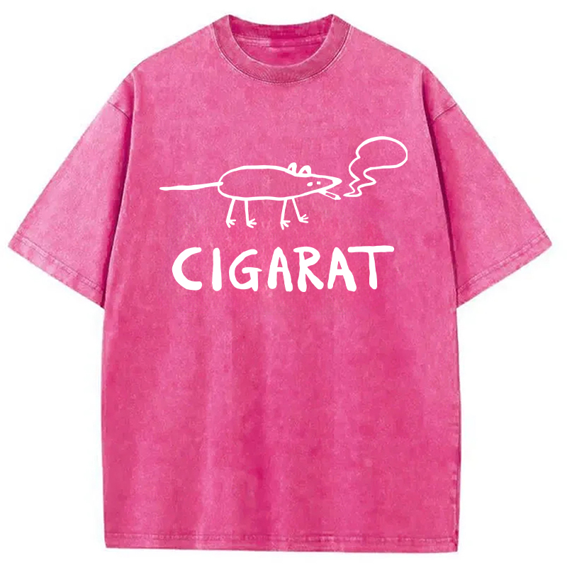 Modecanvas CIGARAT DTG Printing Washed T-Shirt