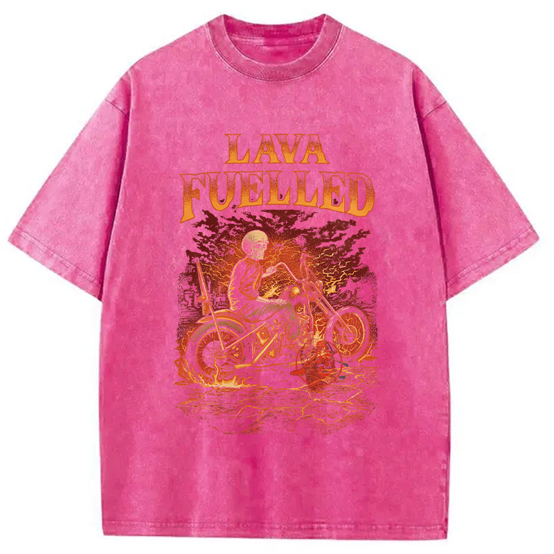 Modecanvas Lava Fuelled DTG Printing Washed T-Shirt