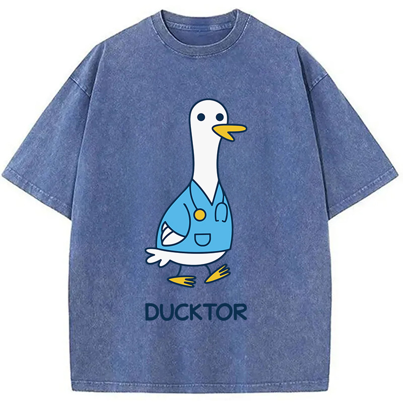 Modecanvas Ducktor DTG Printing Washed T-Shirt