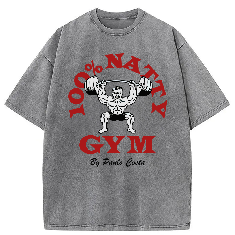 Modecanvas 100% Natty Gym DTG Printing Washed T-Shirt