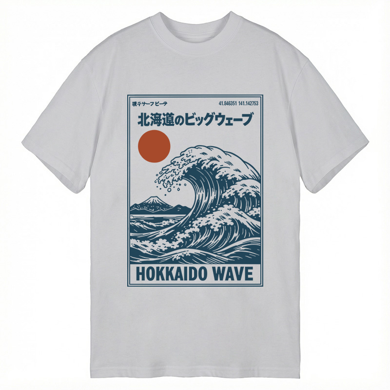 Modecanvas Retro Wave Typesetting DTG Printing Classic T-Shirt-modecanvas