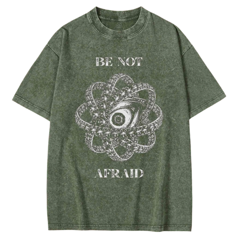Modecanvas Be Not Afraid Washed T-shirt