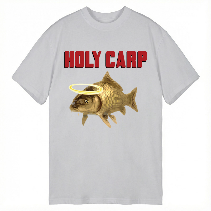 Modecanvas Holy Carp DTG Printing Classic T-Shirt-modecanvas
