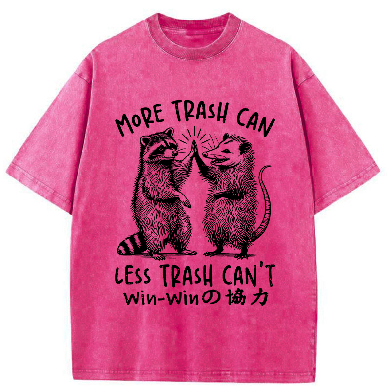 Modecanvas Win-win Cooperation Washed T-Shirt