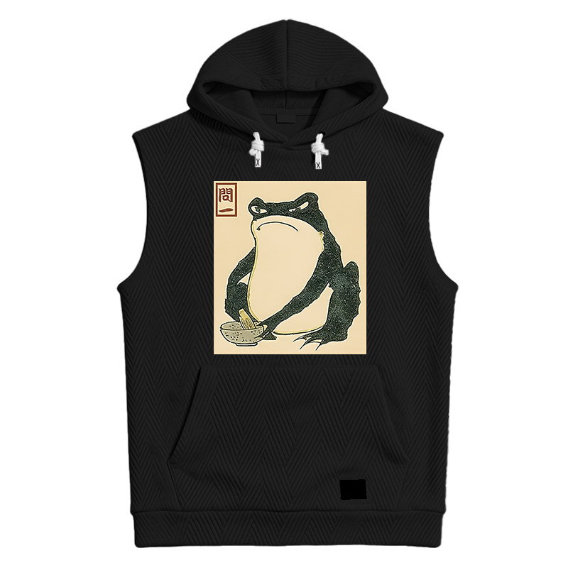 Modecanvas Matsumoto Hoji Japanese Frog Hooded Tank