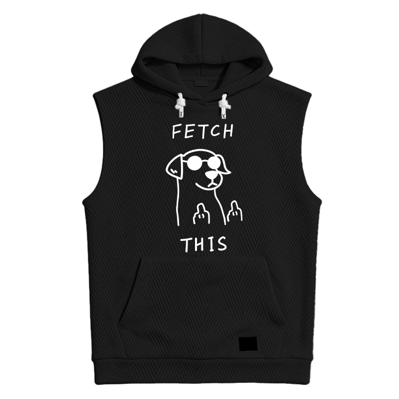 Modecanvas Rebellious Dog Hooded Tank