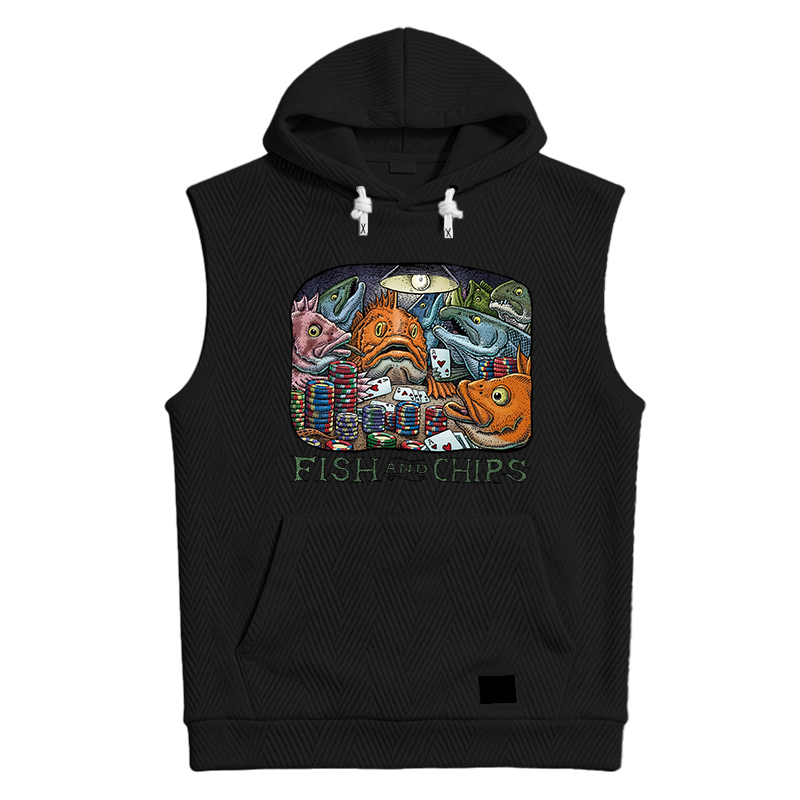 Modecanvas Fish And Chips Hooded Tank