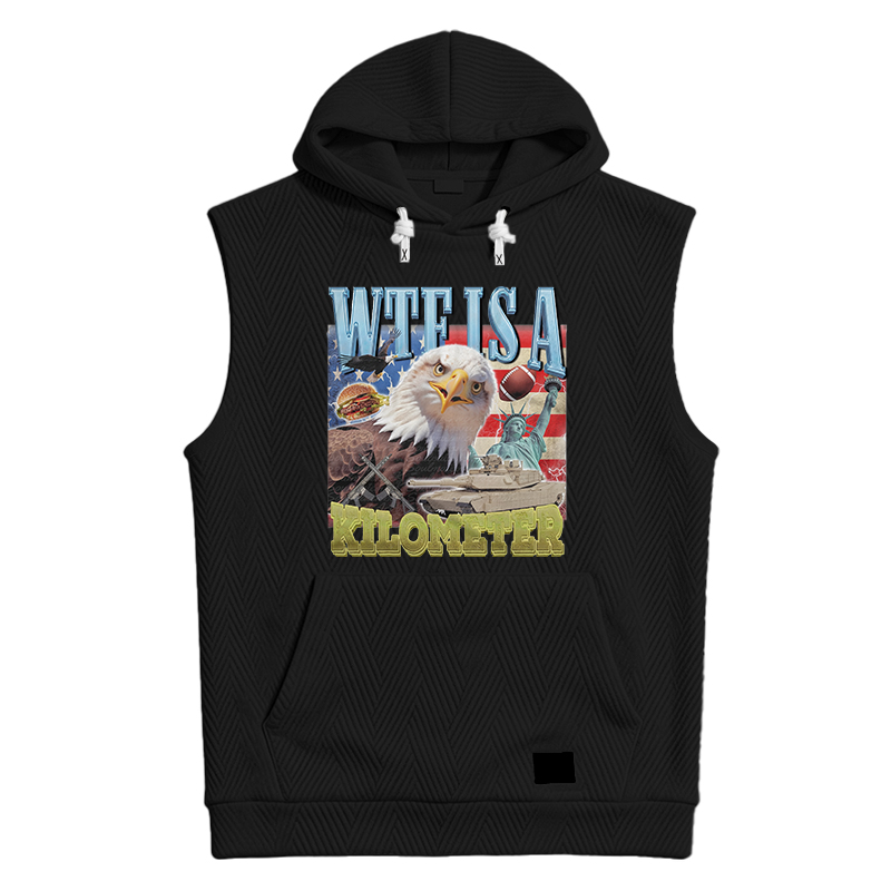 Modecanvas Funny Eagle Meme Hooded Tank