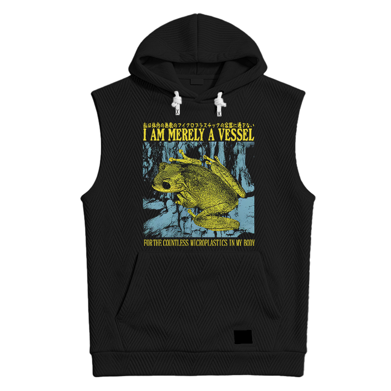 Modecanvas Funny Vintage Japanese Frog Hooded Tank