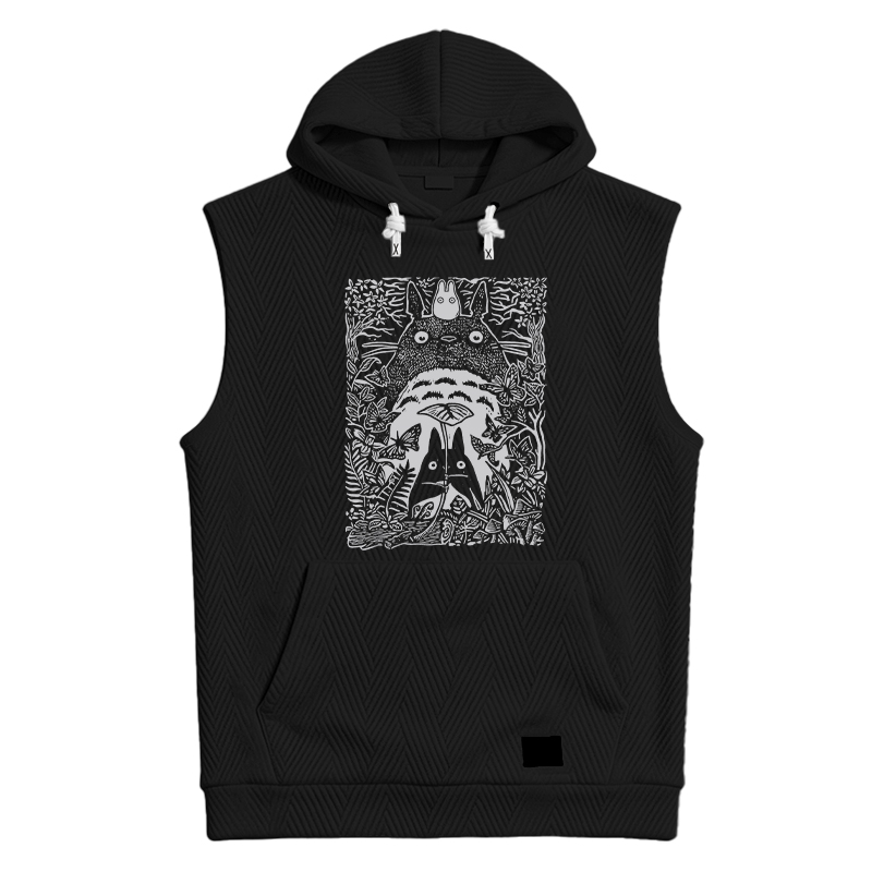 Modecanvas Vintage Neighbor Totoro Hooded Tank